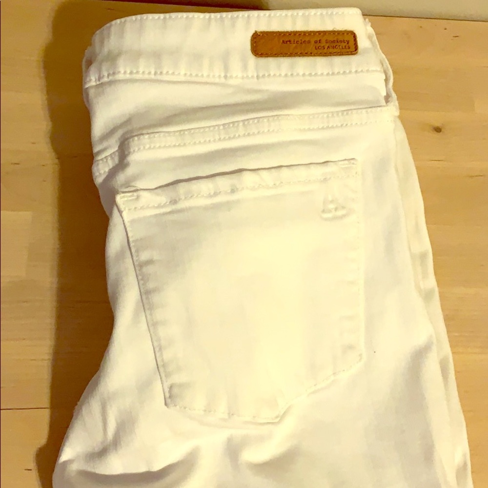 Articles of society white jeans 26